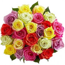 Artful Love Expression Mixed Roses Arrangement